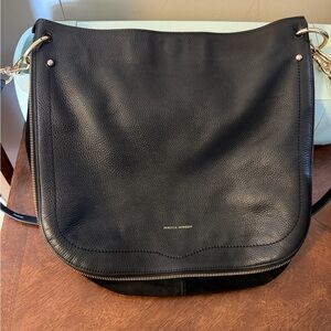 Rebecca Minkoff Jody Convertible Black Leather Crossbody Bag